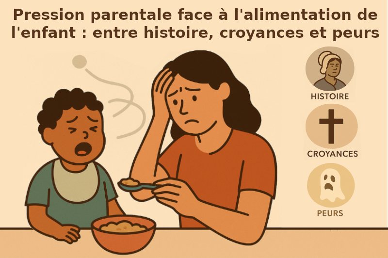 Pression parentale face à l'alimentation de l'enfant : entre histoire, croyances et peurs