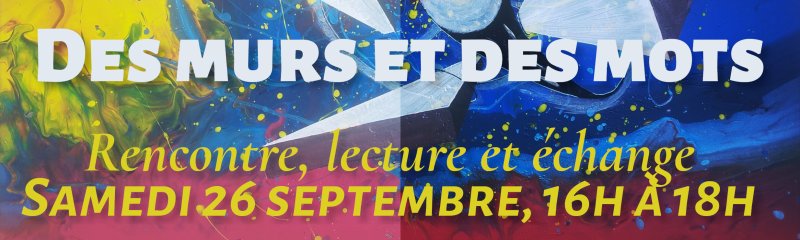 Le goût des mots "Lecture" - Bannière